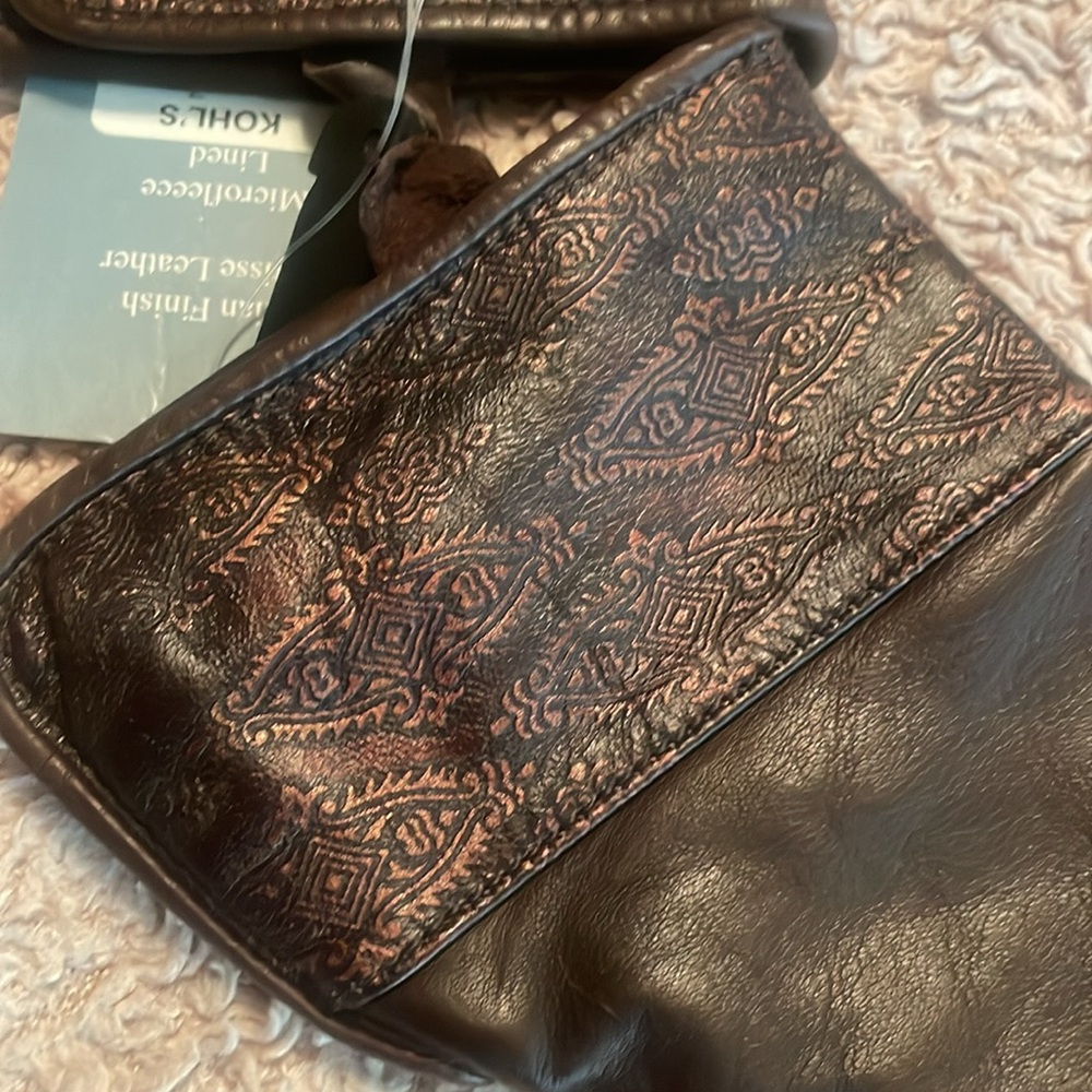 🌸NWT GRANDOE Womens Italian Leather Gloves - size 7 Small - Picture 5 of 11